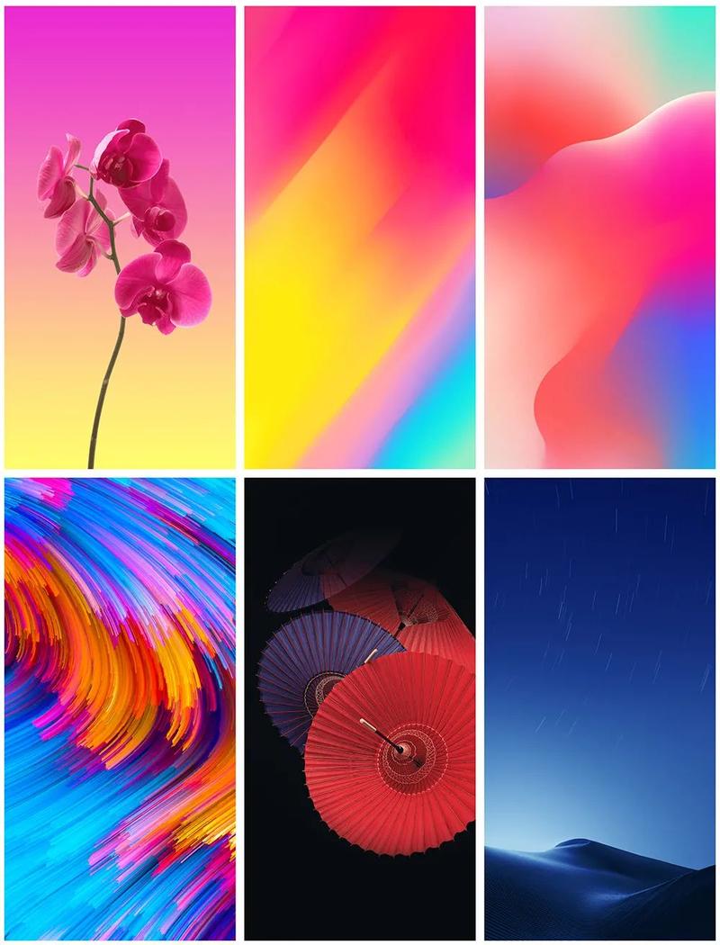 夏普手机aquoss3内置原生壁纸分享