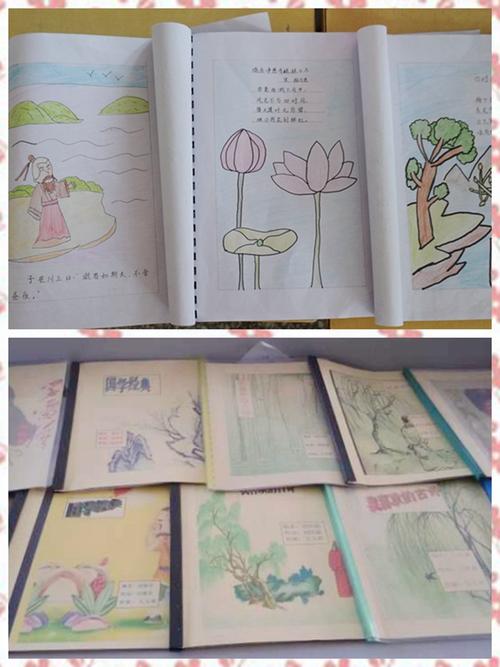 中牟县新圃街小学各班开展手工书评比活动