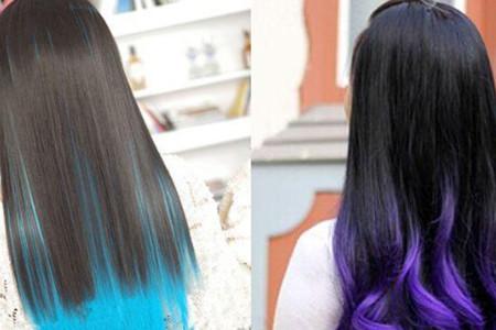 【图】黑色头发染发尾 让你赚足回头率