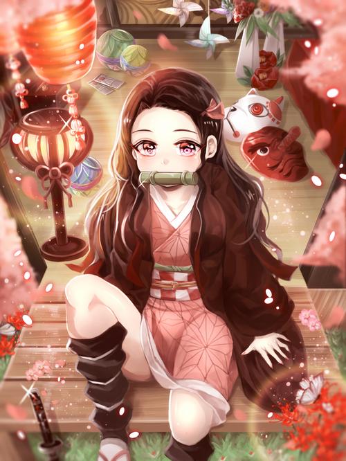 鬼灭之刃妹妹祢豆子の超多插画炭治郎你这大舅子我认定了