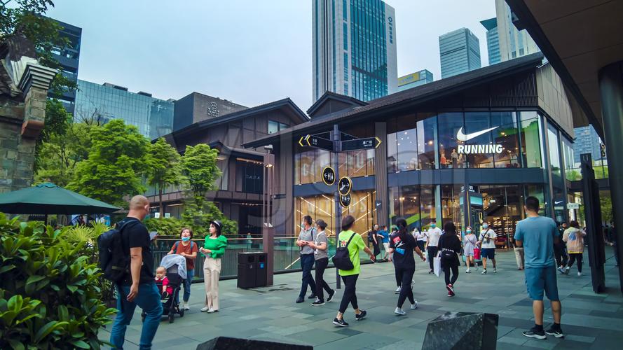 成都延时摄影素材-春熙路太古里-010