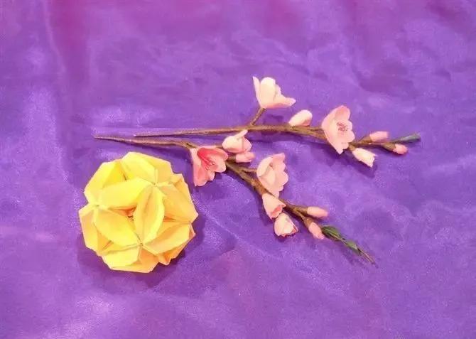 创意欣赏 | 日式纸折花