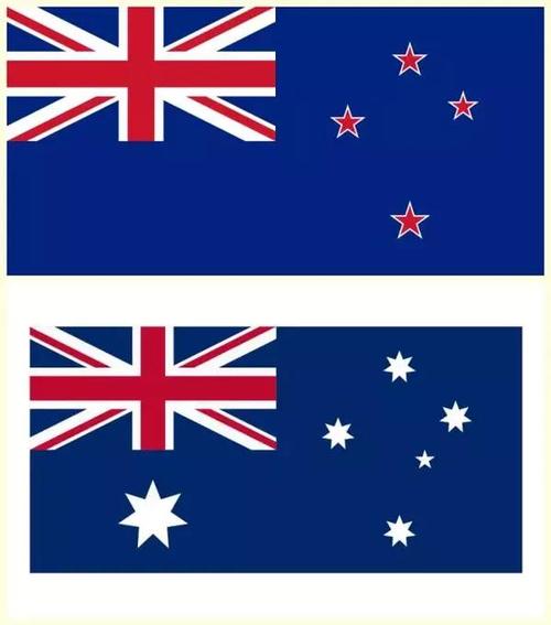 文化背景和生活习惯都很相似,连国旗也很相像(新西兰的国旗还是没换