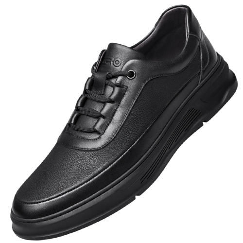 zero零度男鞋皮鞋2020秋冬新品商务休闲皮鞋舒适百搭男士皮鞋健步鞋子