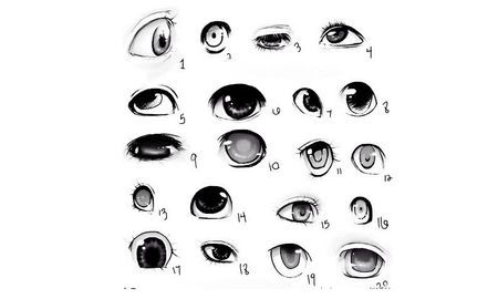 有几种美少女眼睛的画法?