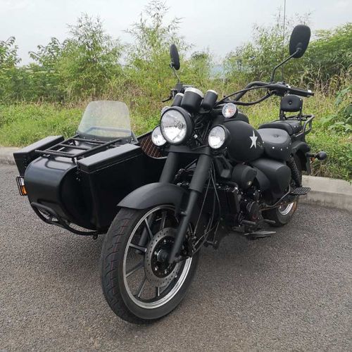 三轮电喷摩托车300cc碟刹复古边斗整车上牌摩托车整车