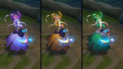 灵魂莲华炫彩皮肤预览锤石,莉莉娅, 亚索,薇恩