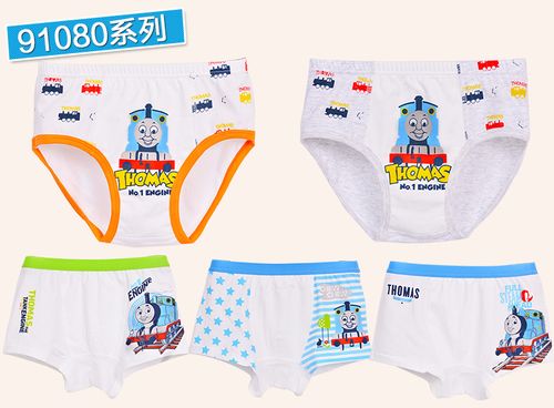 托马斯儿童内裤男童三角纯棉宝宝平角小孩短裤青少年中大童小童男