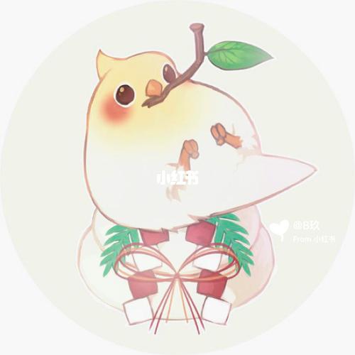 分享一组可爱的玄凤鹦鹉手绘头像,私我拿图_鹦鹉_玄凤