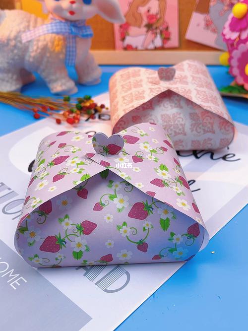 来折一个简单又好看的礼品收纳盒_收纳盒_礼物_手工制作_教师节礼物