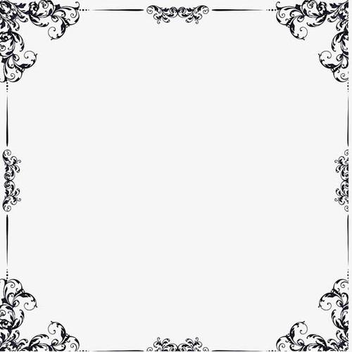 矢量花边边框素材元素免抠素材免费下载_觅元素51yuan