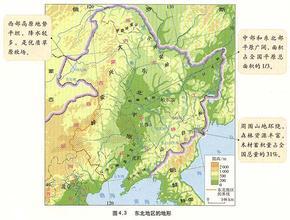 东北美丽的地形