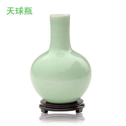景德镇陶瓷梅瓶美人肩高端礼物书房客厅酒柜摆件青花瓷摆件瓶礼品