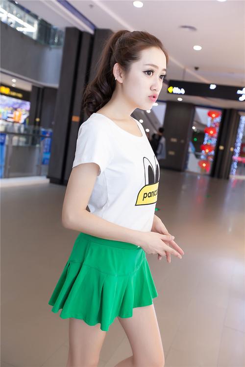 奈诗寇3585夏季短袖短裙女士网球裙裤裙运动裙羽毛球服学生休闲套装