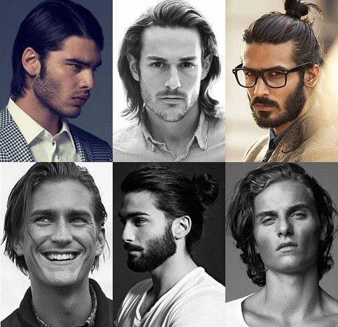 颇具艺术家气质的中长发和长发发型,是很多名流绅士钟爱的发型,搭配