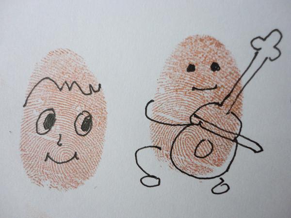 小人-手指画图集图片_儿童手指画_少儿图库_中国