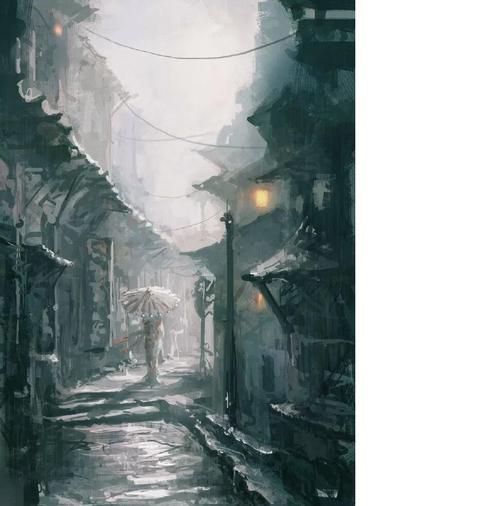 非遗油纸伞diy烟雨江南约绘夏天