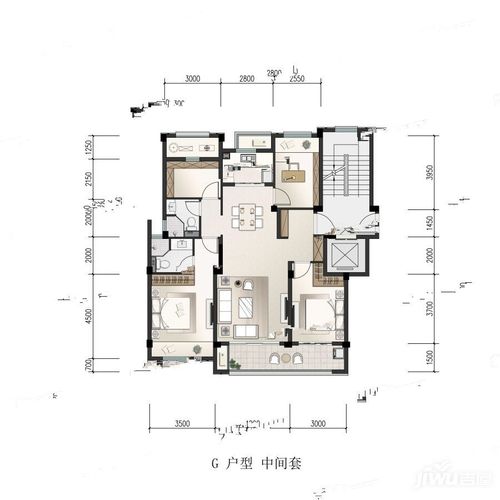 金麟府g户型113方