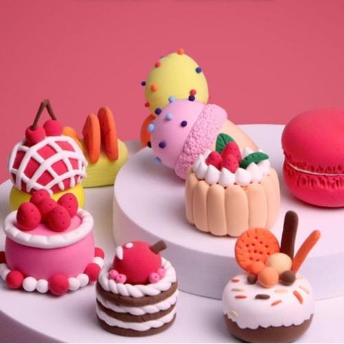 罗弗超轻黏土巧乐卡彩泥diy手工制作创意玩具甜品屋飞侠恐龙水果启蒙