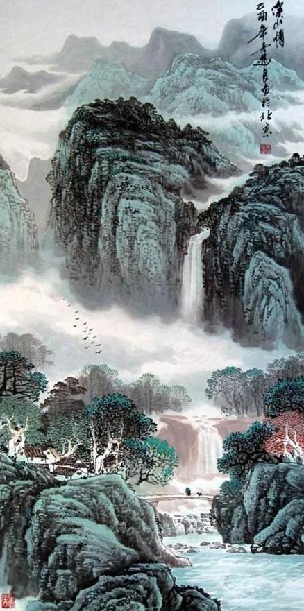 名家山水画精品选集一册共赏