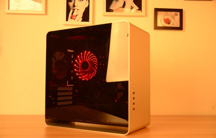 【乔思伯umx3】乔思伯(jonsbo)umx3侧透版本 银色 mini-matx机箱(支持