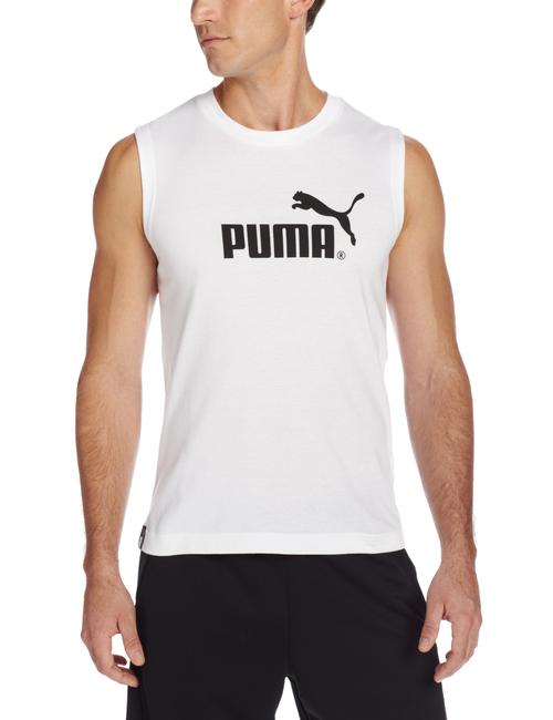 puma men"s large logo no. 1 muscle tee