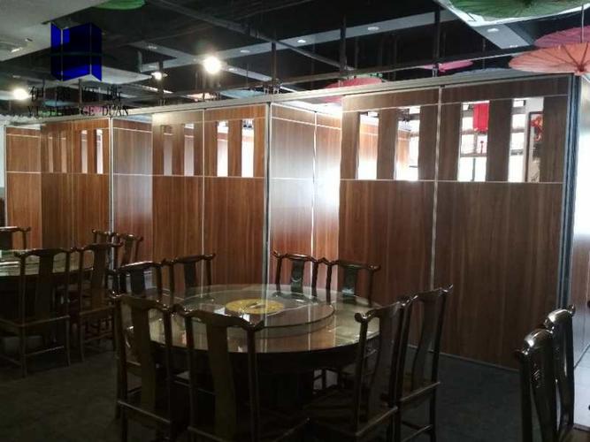 白银市靖远县餐厅移动隔断简约式隔断