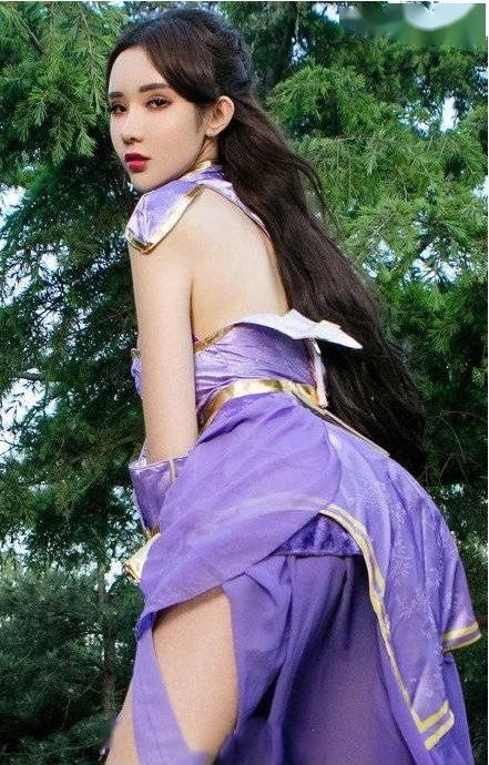 王者荣耀cos露娜紫霞仙子