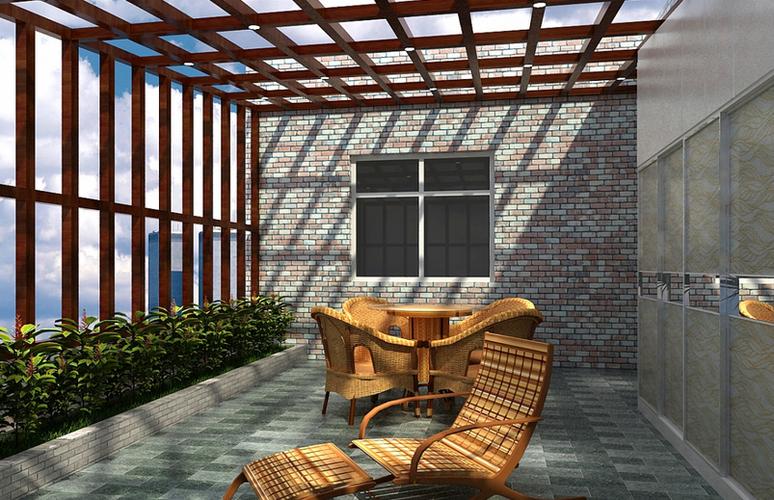 二楼露台装修效果图 露台装修效果图欣赏