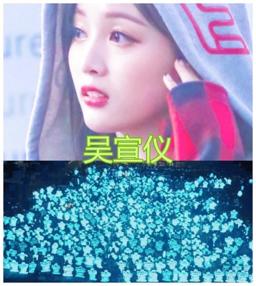 吴宣仪应援色,陈立农应援色,杨超越应援色,看到尤长靖