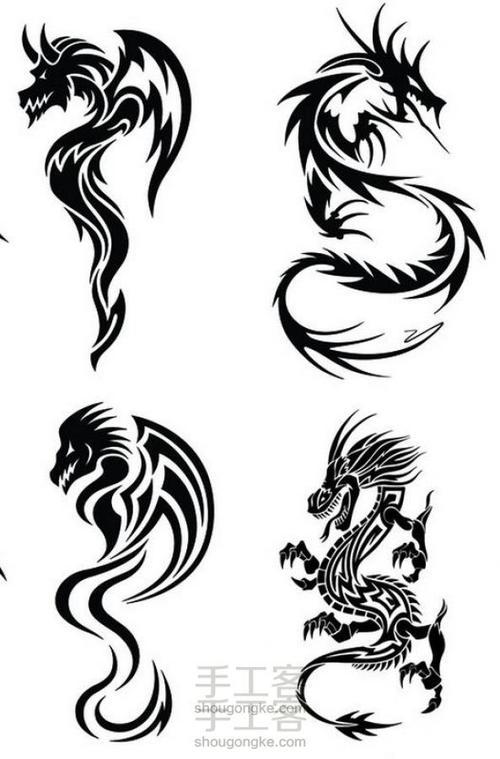 儿童神龙简笔画