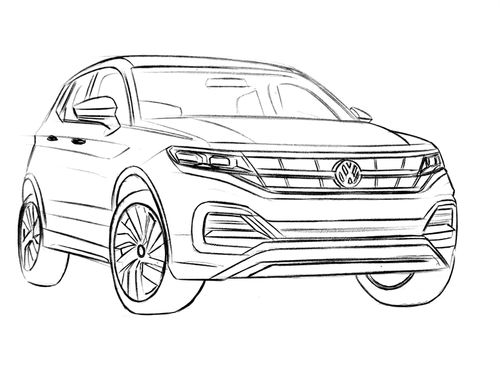 碟中谍|suv版本的polo 大众全新小型suv效果图