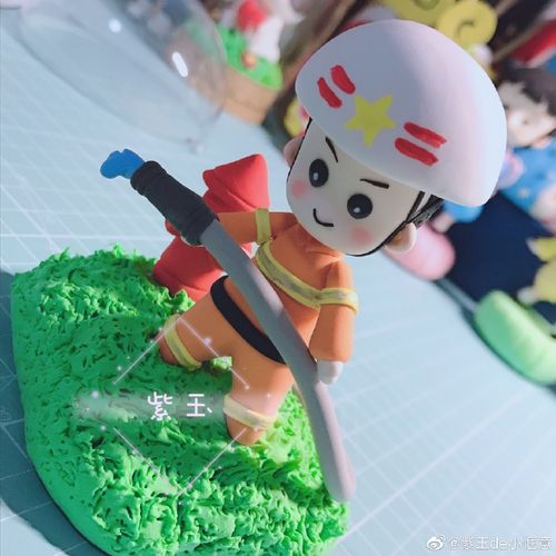 最可爱的消防员粘土手办欣赏