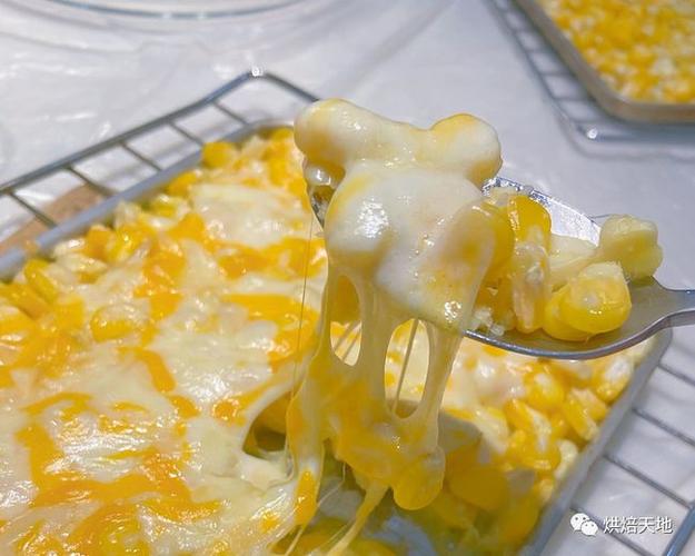 超级简单的黄金芝士玉米烙,香甜美味,一口拉丝!