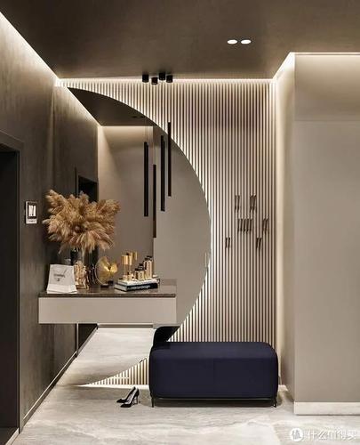 玄关墙这样设计,一进门就"旺"到你!