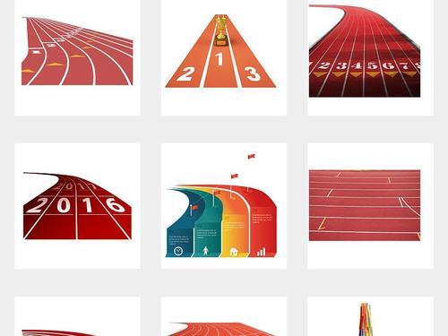 跑道人物简笔画