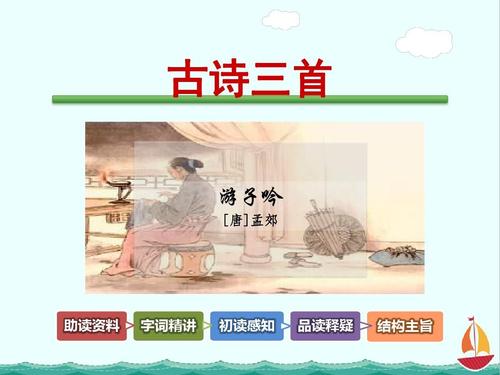 教科版语文五年级上册古诗三首-游子吟ppt优质获奖课件