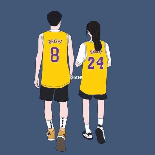 24号情侣头像_情侣头像_科比_素材_头像