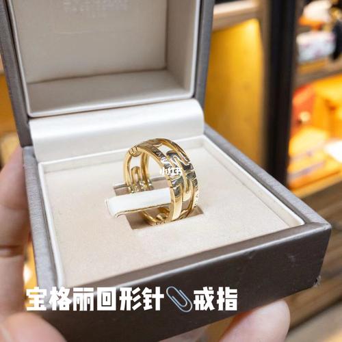 1:宝格丽回形针90戒指56哈哈小胖手带上完美好看.简约而不简单