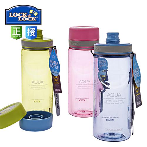 正品乐扣乐扣大容量防漏水杯柠檬杯茶杯带提绳 hlc634/635 包邮_7折