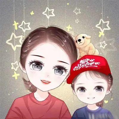 头像妈妈和女儿的卡通头像妈妈和女儿的卡通头像一左一右第569期