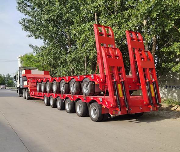 四线八轴大件运输拖板车长度多少米太原资讯