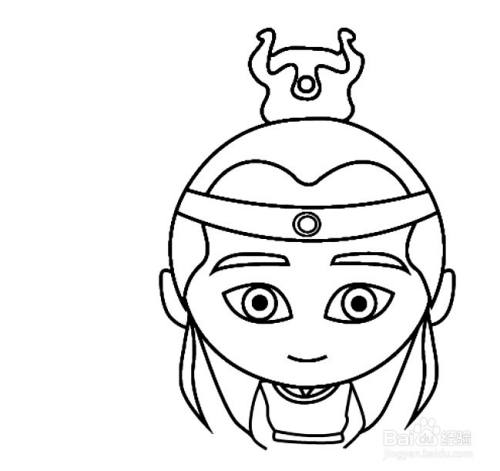 怎么画红楼梦贾宝玉的简笔画