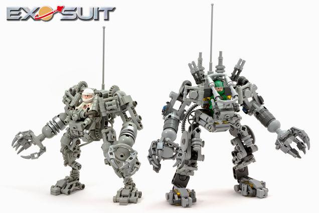 乐高外骨骼 lego - exo suit 21109