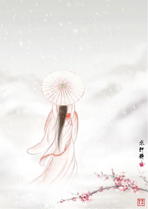 古风插画,风景,人物,手绘,水彩,水墨画,涂鸦,唯美,意境,背景壁纸.