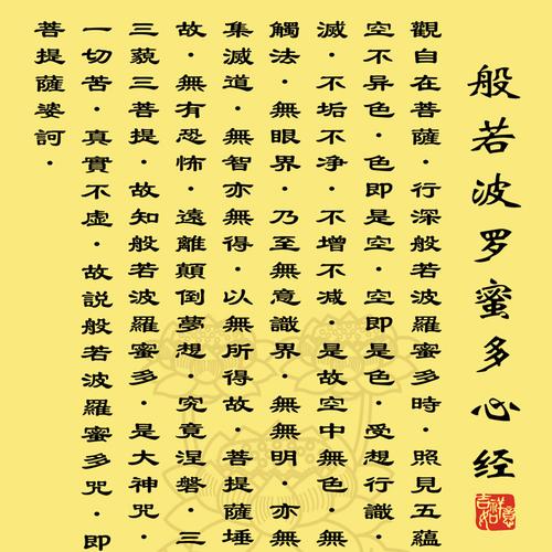 寺庙结缘供奉 观音心经千手千眼大悲咒佛手画丝绸画 佛教经文挂画