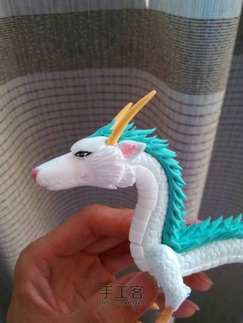 超轻粘土龙的做法图解