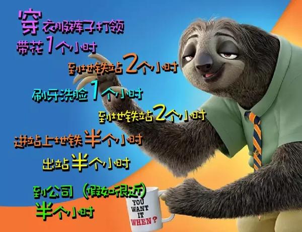 疯狂动物城原来树懒才是世界上最懒的