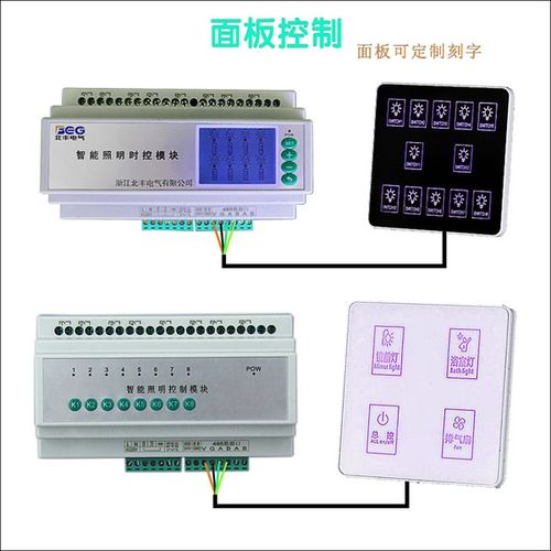 照明控制模块灯光控制器 rs485 智能照明控制模块开关驱动器 16a 路 8
