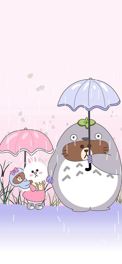 卡通可爱壁纸小清新布朗熊